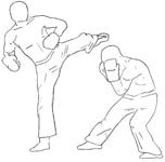 esquive de boxe traditionnelle